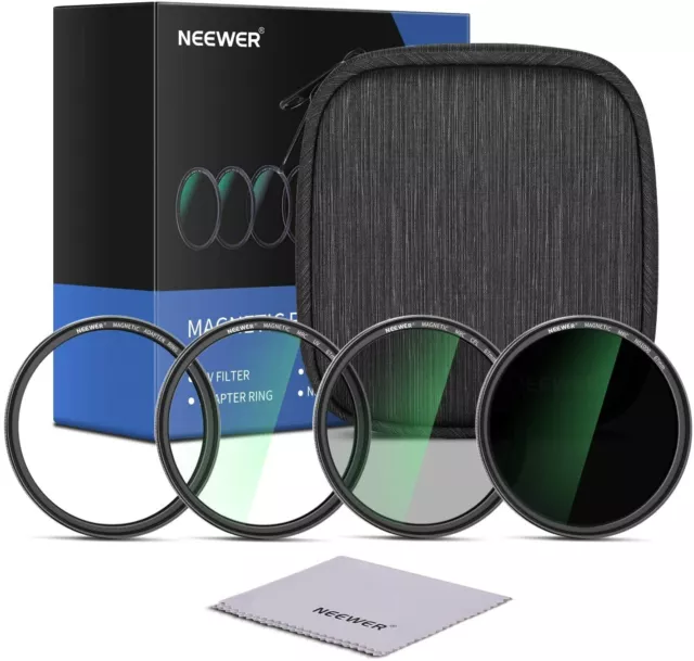 Neewer Magnetic Lens Filter Kit, Includes Neutral Density ND1000 Filter (67mm)