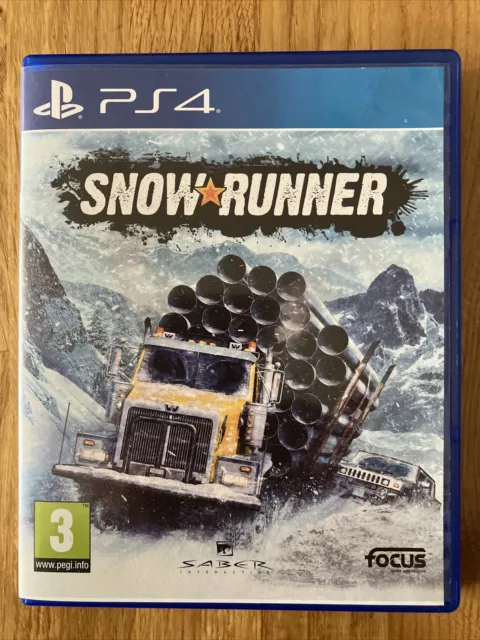SNOWRUNNER • Sony • PS4 • Playstation 4 • Video Game • VGC • Fast