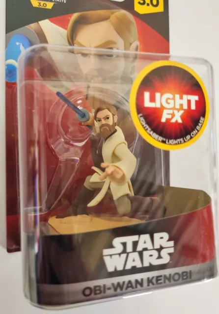 Disney Infinity 3.0 Light FX Obi-Wan Kenobi Star Wars Character Figure