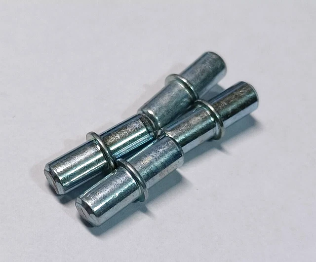 4 X GENUINE IKEA BILLY SHELF SUPPORTS PINS PEGS FIXINGS STUDS 5.01