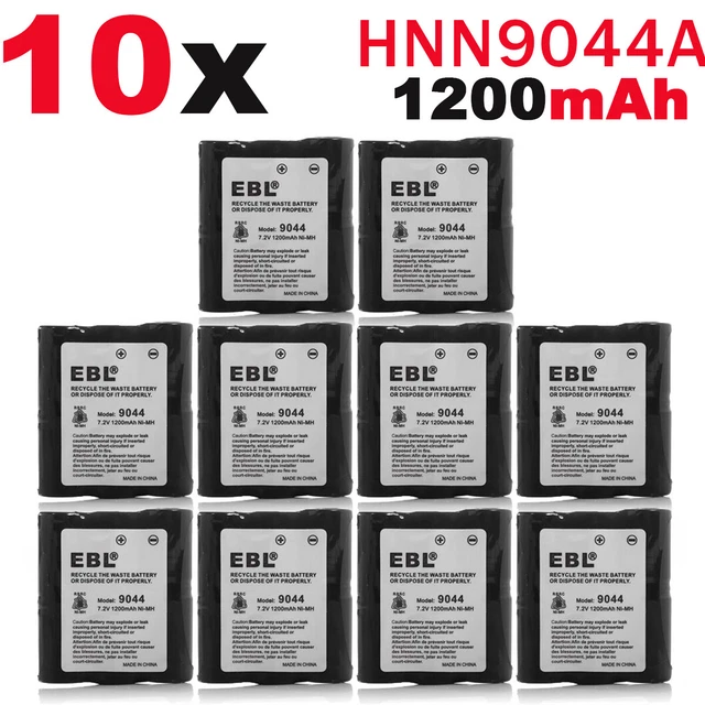10x 1200mAh HNN9044A Battery For Motorola HNN9056 HNN9056A Spirit SP10 SP21 SP50
