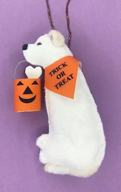 STAFFORDSHIRE BULL TERRIER  HALLOWEEN TRICK or TREAT  - PART NEEDLE FELTED DOG