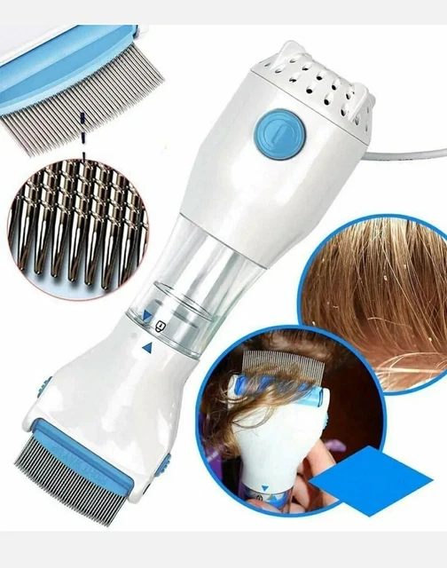 2-Capture Trap Head Lice and Eggs Remover Hair V-Comb