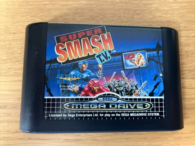 Super Smash TV | Sega Mega Drive Game | Cart Cartridge Only Tested