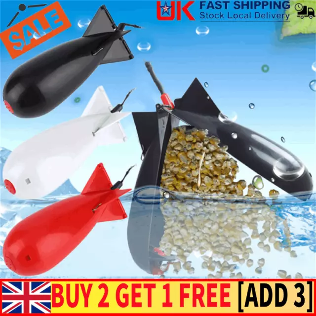 THE SPOMB / Spod Bomb Bait Rocket / Mini Midi Std White & Black / Carp  Fishing £12.99 - PicClick UK