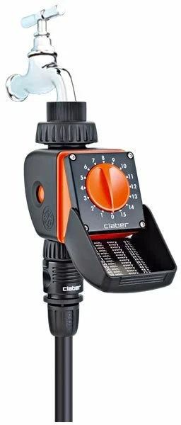 Centralina Irrigazione Programmatore Giardino Claber Batteria 8422 Aquauno Logic