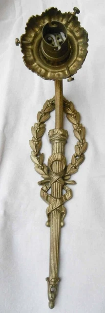 Applique Louis XVI ancienne en Bronze à aménager