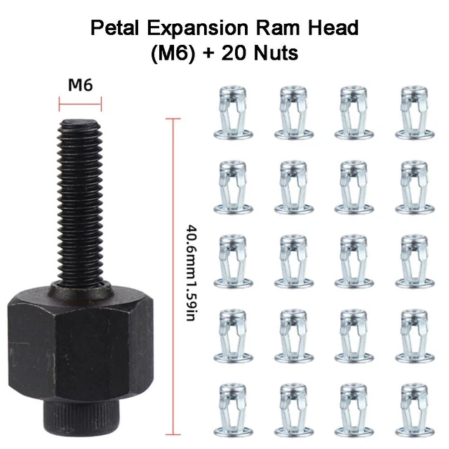 Rivet Head Nut Nut 20pcs Expansion Clamp Rivet Head Nuts Rivet Nut Machine