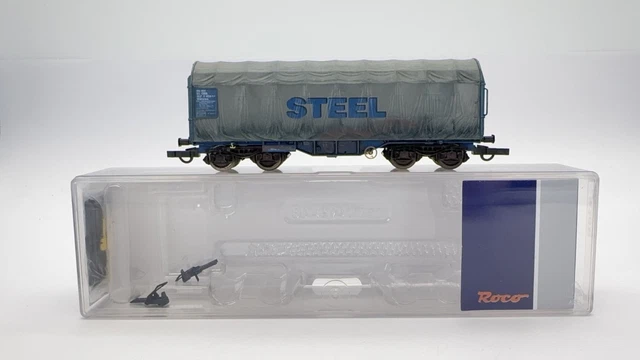 ROCO WAGON BÂCHÉ long EURO LUX CARGO CFL 47603 NEUF EUR 51,00 - FR ROCO WAGON BÂCHÉ long EURO LUX CARGO CFL 47603 NEUF EUR 51,00 - FR