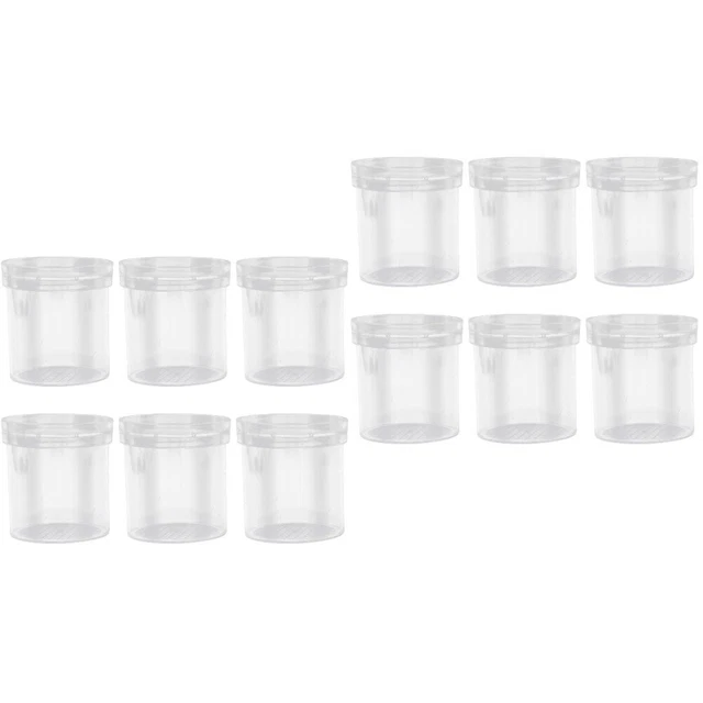 12 piezas estuche microscopio de juguete de exploración transparente taza de observación patio trasero