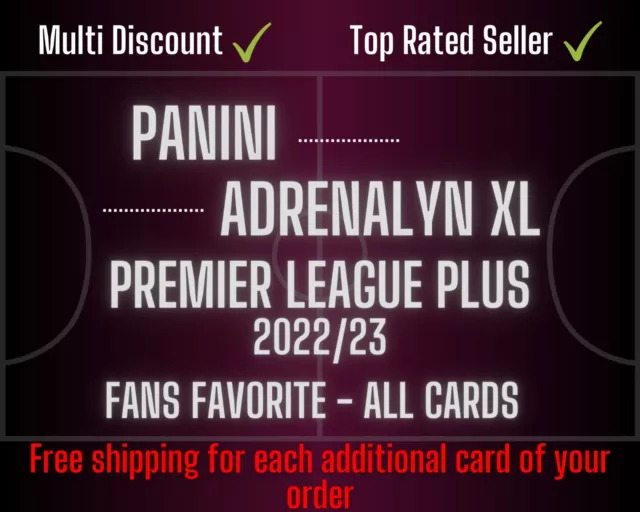 Panini Adrenalyn XL Premier League Plus - Fans Favourite - ALL CARDS - Auswahl