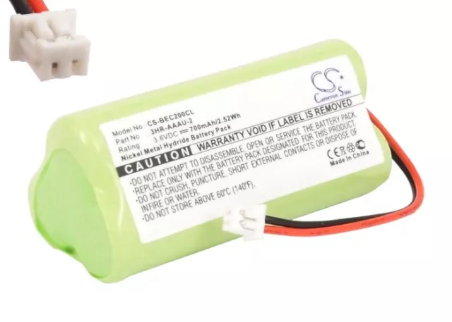 BATTERIE NI-MH 3.6V 700mAh Type 3HR-AAAU-2 for Bang & Olufsen beocom 2