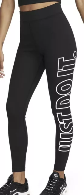 NIKE Sportswear ClassicsWomen's Graphic High-Waisted Leggings DV7793-010 Size S