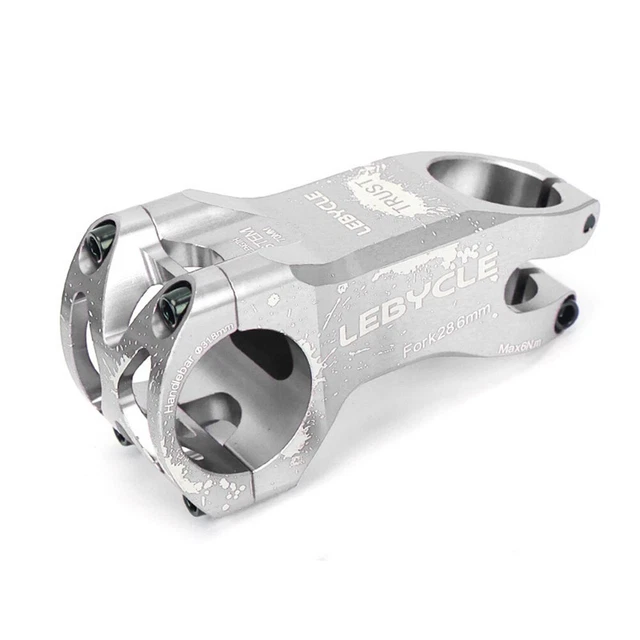 BBxunsless Mountain Bike Stem - 7075 Aluminum CNC 28.6*31.8mm ±10 Degree Handlebar Stem