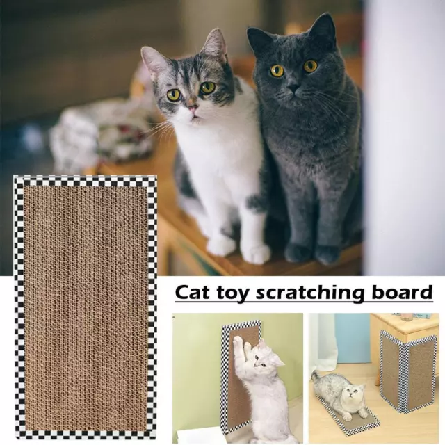 Cat Scratch Pads Cardboard Pet Cat Scratch Guard Mat Sisal Pad Cats Scratch A9C6