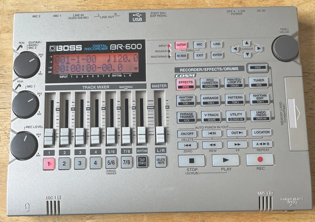 Boss BR-600 multi track digital recorder no power supply