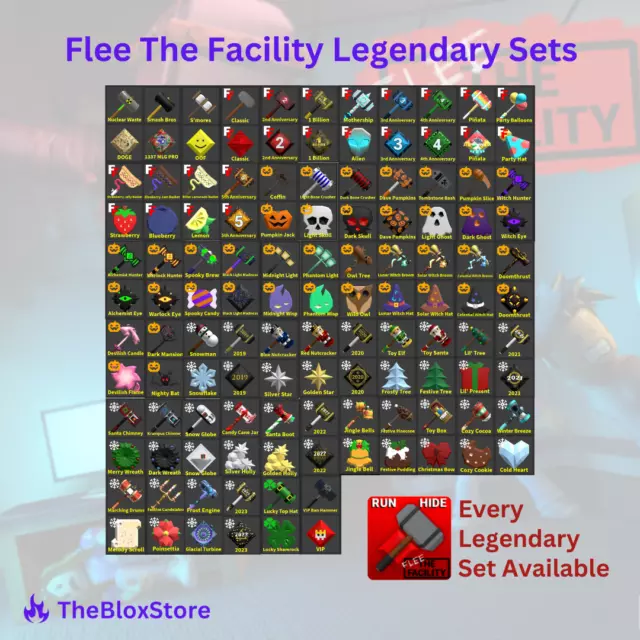 Flee the Facility Roblox Items for trade!!