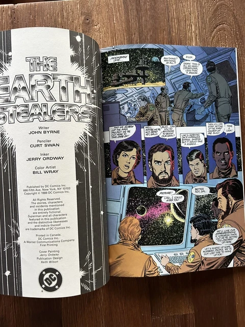 Superman: The Earth Stealers TPB ( DC, 1988) JOHN BYRNE 2