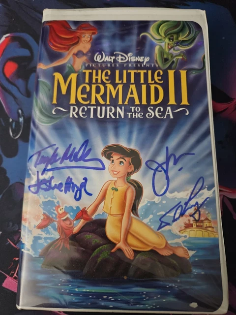 SIGNED WALT DISNEY The Little Mermaid II Return To The Sea With VHS £7. ...
