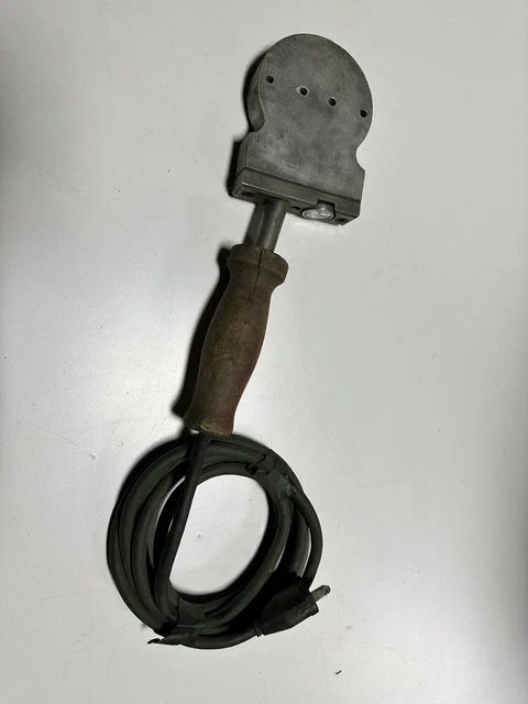Plastic Socket Pipe Fusion Iron Plate Heater Round 800W 120 VAC Tool