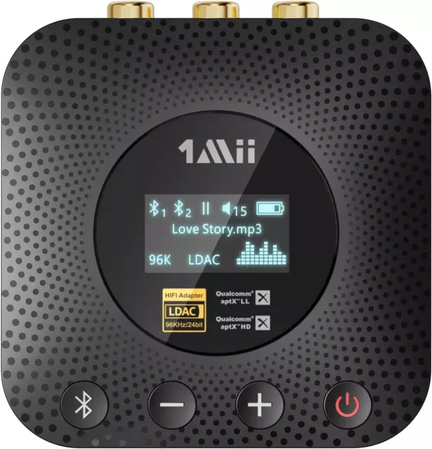 B06HD+ Ricevitore Bluetooth Hifi, Adattatore Audio Bluetooth 5.1 Con DAC Audioph