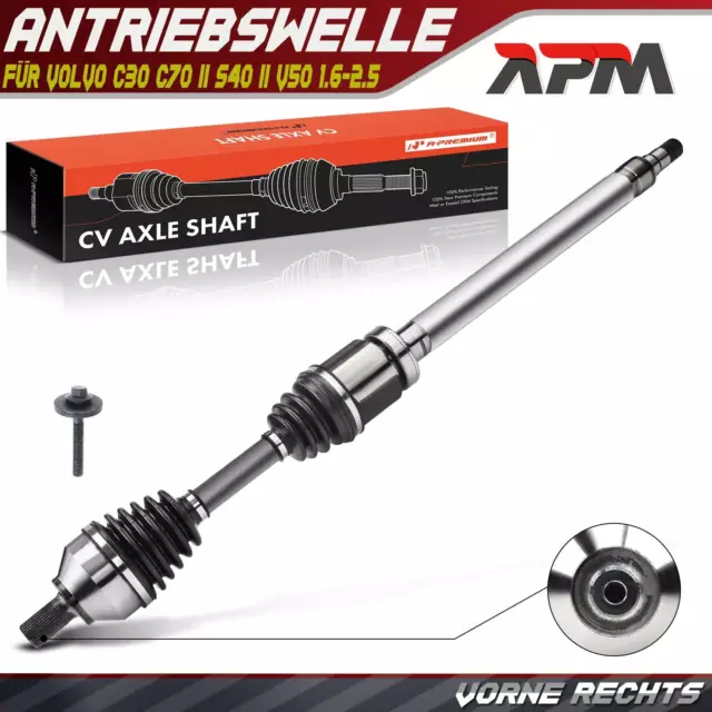 Arbre de Transmission avant Droite pour Volvo C30 C70 II S40 II V50 1.6L-2.5L