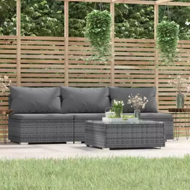 Gartenmöbel Auflagen Poly Rattan Gartengarnitur Mehrere Farben/Modelle vidaXL