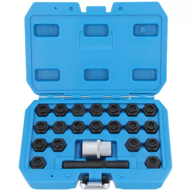 Set di utensili per bulloni di sicurezza per BMW F01 F02 F10 F20 F30 F32 22 pz.