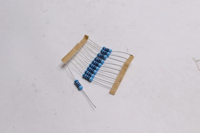 (10-Pk) Metal Film Resistor 1/4 W 1% 91K Ohm 83-1121
