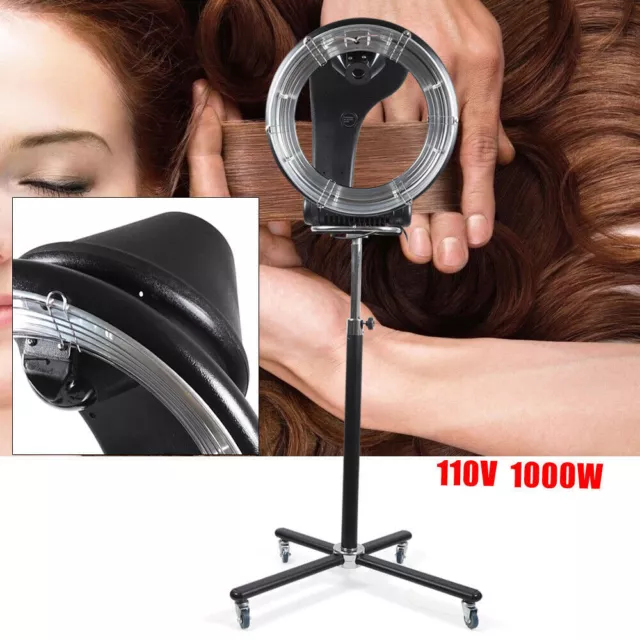 Professional Halo Infrared Hair color Processor Salon Dryer+Rolling Stand 1KW