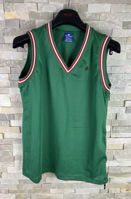 Gilet da basket da uomo Champion taglia M verde maglia top camicia