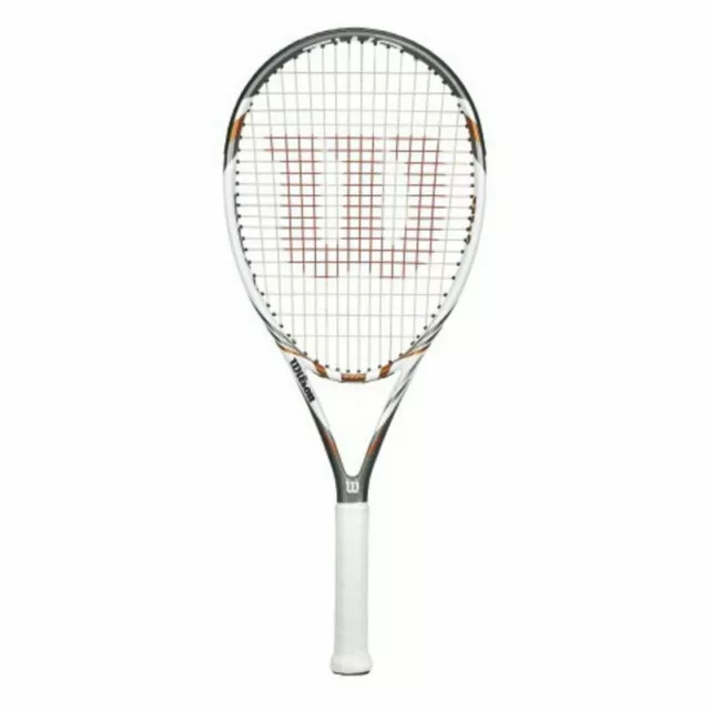 Wilson Two BLX White besaitet L1 4 1/8 Tennis Racket Tennisschläger