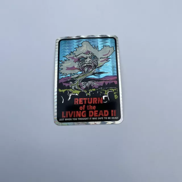 Vtg The Return Of The Living Dead II Prism Sticker Horror 80s 90s