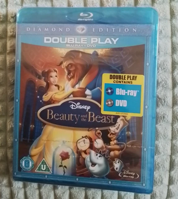 DISNEY BEAUTY AND The Beast Double Play Bluray + DVD New And Sealed