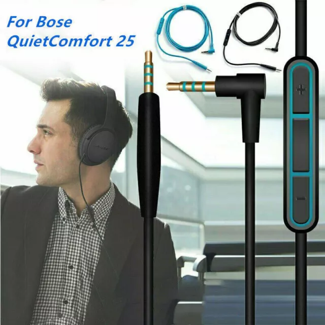 Ersatz-Audiokabel-Drahtkabel für BOSE QuietComfort QC25 Kopfhörer mit Mikrofon