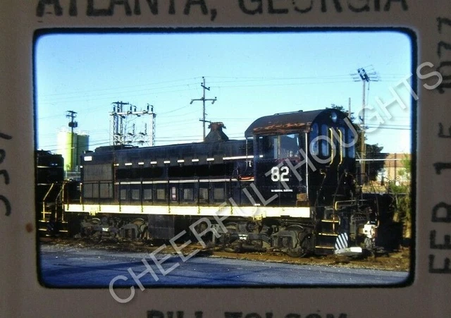 Original '77 Kodachrome Slide SCL Seaboard Coast Line 82 S4 Atlanta, GA   25U34