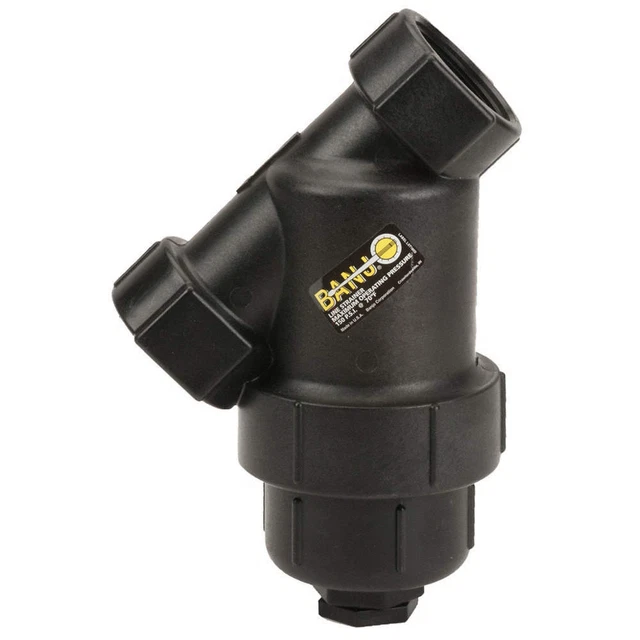 BANJO LS200-30 Y Strainer,9 5/8"H,12 mesh,Polypropylene
