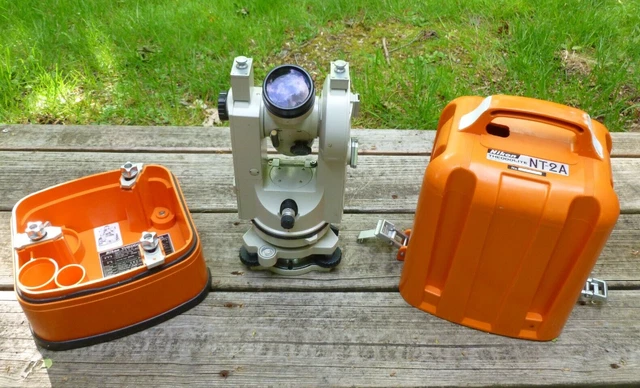 NIKON THEODOLITE NT-2A 360 #576369 Surveyor Instrument Equipment    with Case
