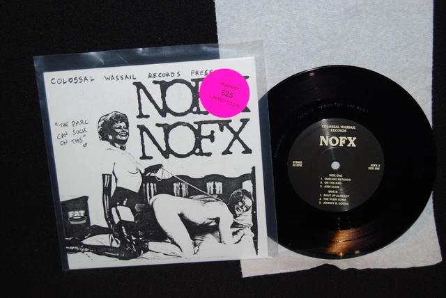 NOFX P.M.R.C. Mispress 7" vinyl punk rancid lagwagon bad religion descendents