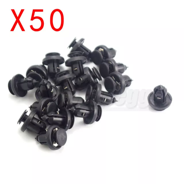 50Pcs 91505-S9A-003 Fit Honda Acura Nylon Front Bumper Clips Retainer 20x13x10mm