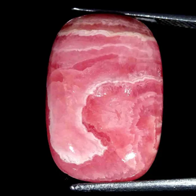 24.20Cts Naturel Rhodochrosite Coussin Cabochon Libre Pierre Précieuse 15x22x6mm