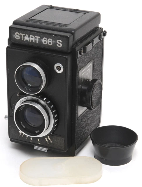 WZFO Start 66 S TLR camera for 120 film 6 x 6 w. Emitar 3.5/75mm NOTTESTED