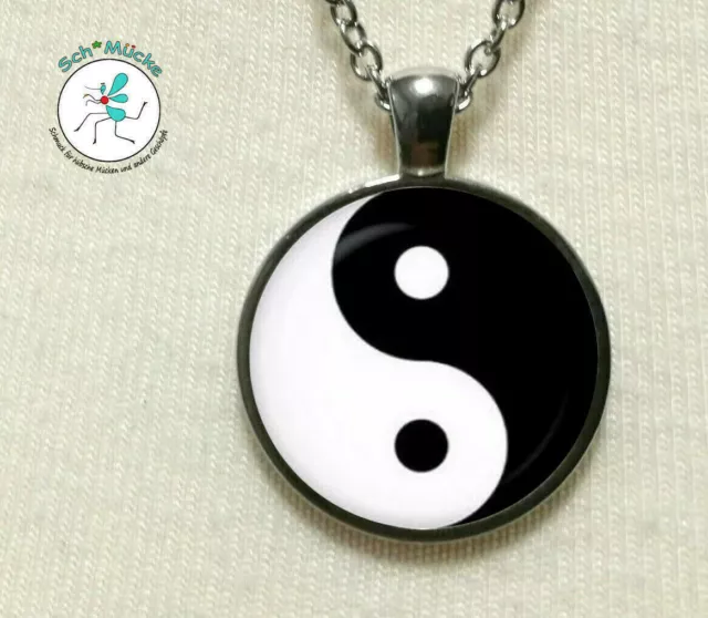Halskette Yin Yang Symbol Taijitu Talisman Amulett Glücksbringer Geschenkidee