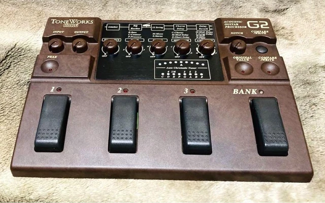 KORG TONEWORKS G2 Acoustic Guitar Processor Effect Pedal