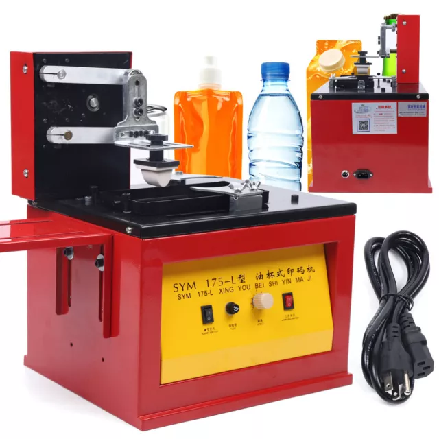 Electric Indirect Gravure Printer 60X60mm Logo Bar Code Printing Machine New