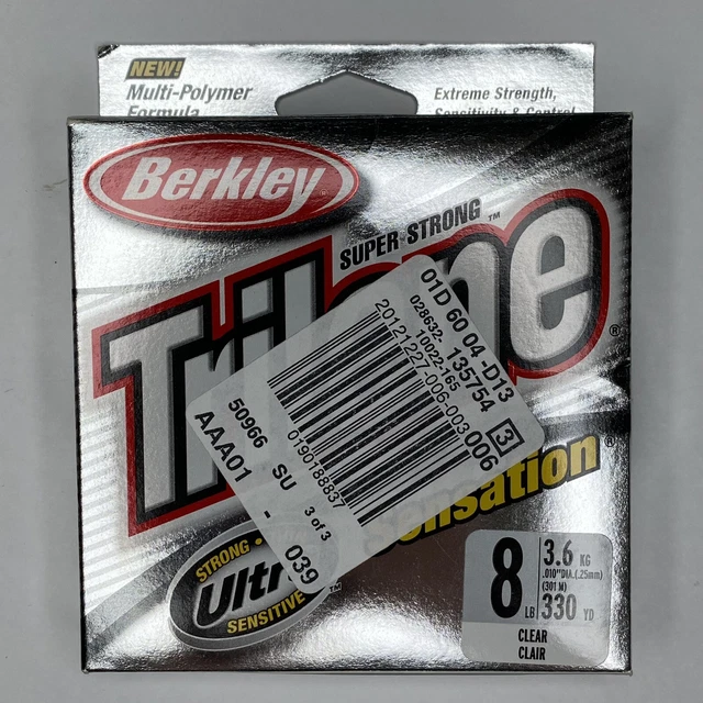 Berkley Trilene Sensation Fishing Line 8 LB 330 YD