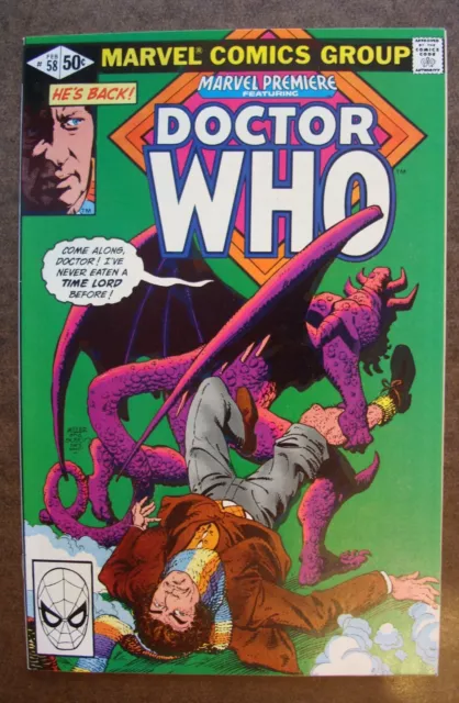 Marvel Premiere #58  Doctor Who  High Grade CGC Pre-Screen Copy