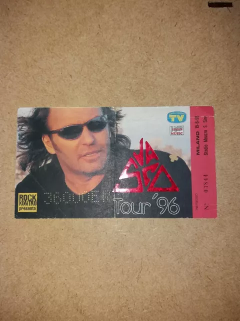 VASCO ROSSI BIGLIETTO- tour 1996