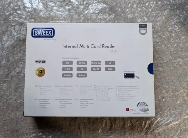 SWEEX CR005V3 Internal Multi Card Reader mit USB Port SD MS MMC CF 2