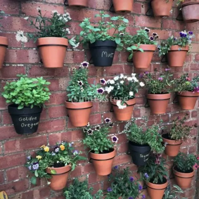 Eisen Kunst hängende Körbe Blumentopf Haken stehen Zaun Pflanzer für Balkon